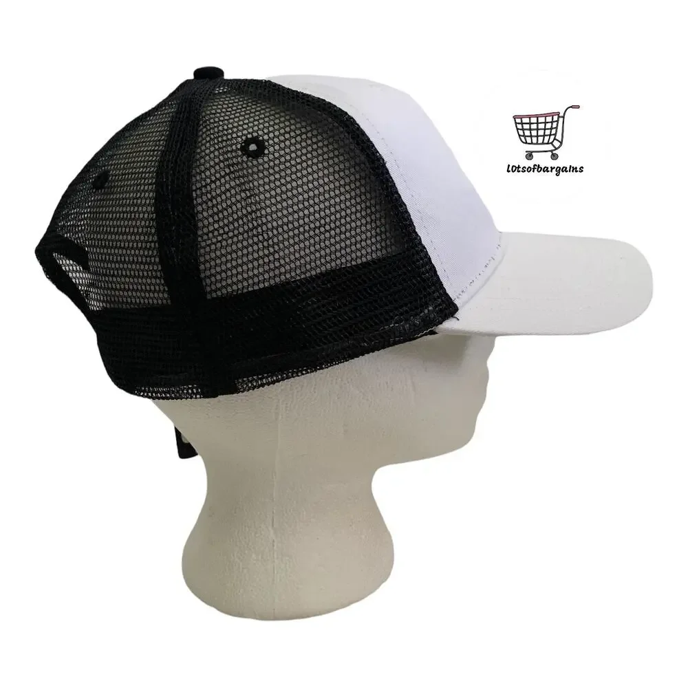 True Religion Horseshoe Logo White PRIDE Snapback Adjustable Trucker Hat Cap New
